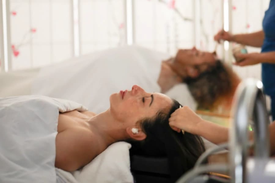 Complete Head Spa treatment with comprehensive scalp and hair care